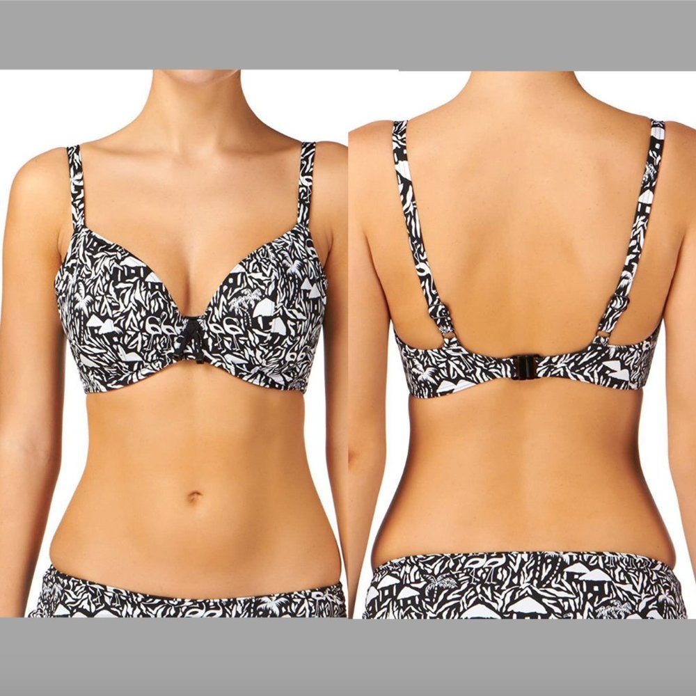 NWT Freya La Bamba Underwire Bikini Top Black